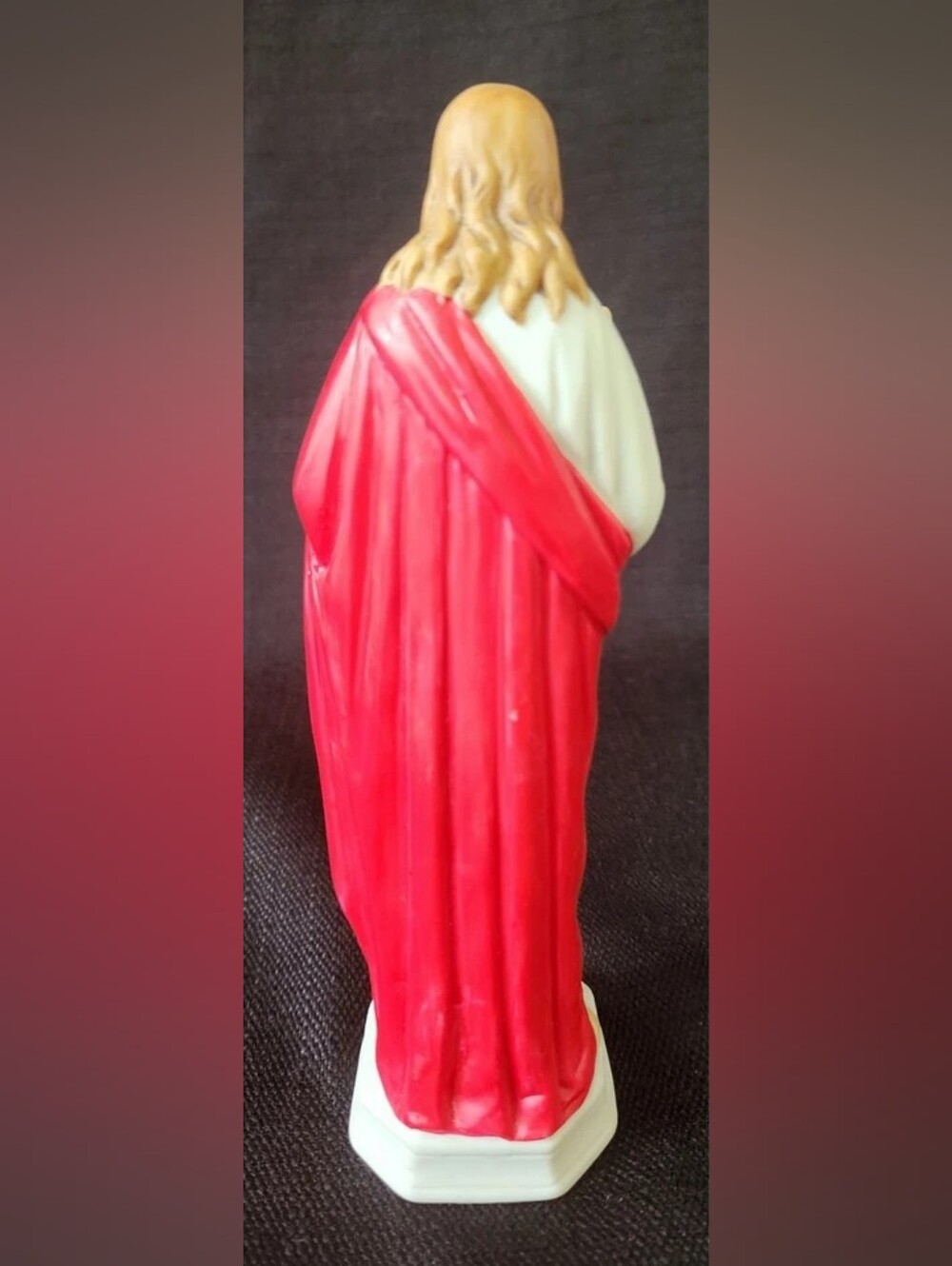 Vintage Roman Inc. Sacred Heart of Jesus 7" Statue Ceramic Figurine Japan - Picture 5 of 11